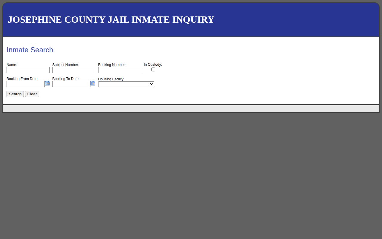 Josephine County released inmate search controls in the jail inquiry
